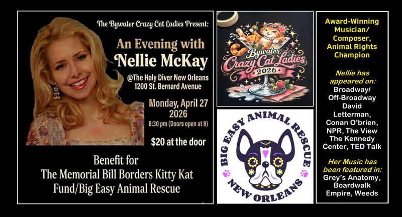 Nellie McKay in Concert: Animal Rescue Benefit