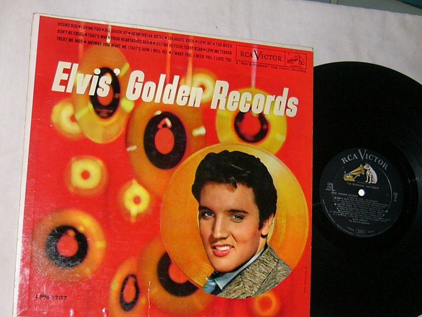 ELVIS PRESLEY LP GOLDEN RECORDS rare orig 1958 albumRCA Victor