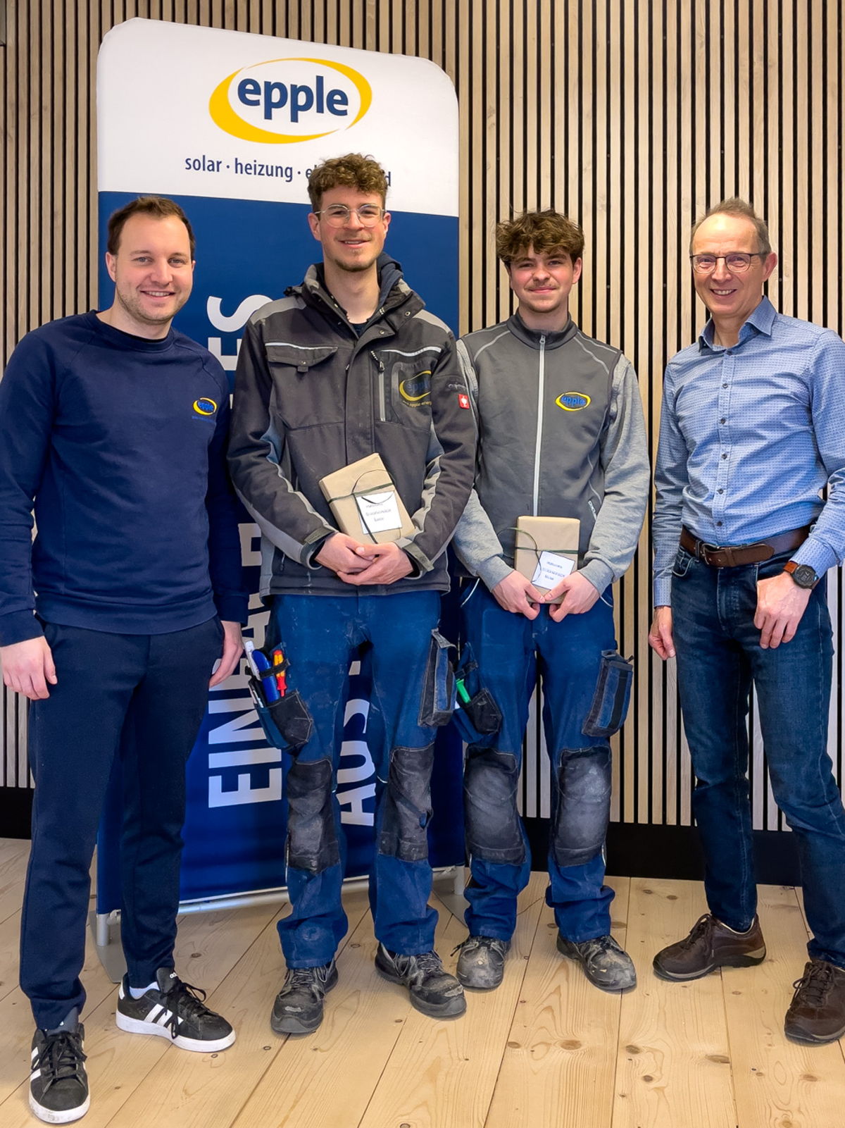 Erfolgreicher Abschluss für zwei Epple-Azubis