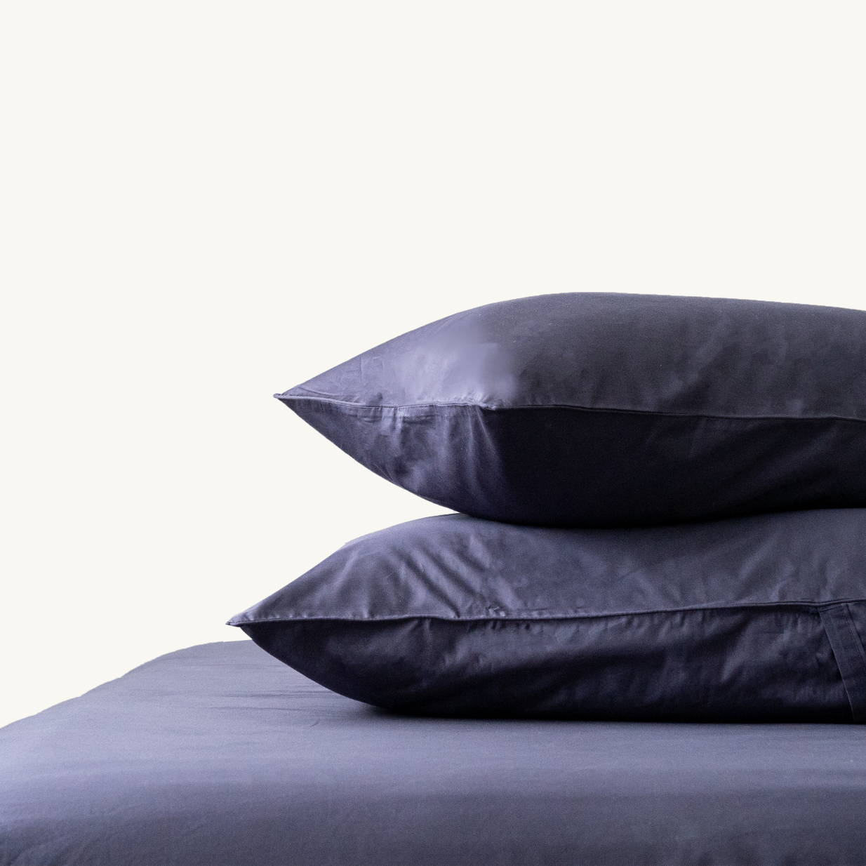 Everyday TENCEL Bed Sheets Fitted Sheet Set Midnight Dark Blue