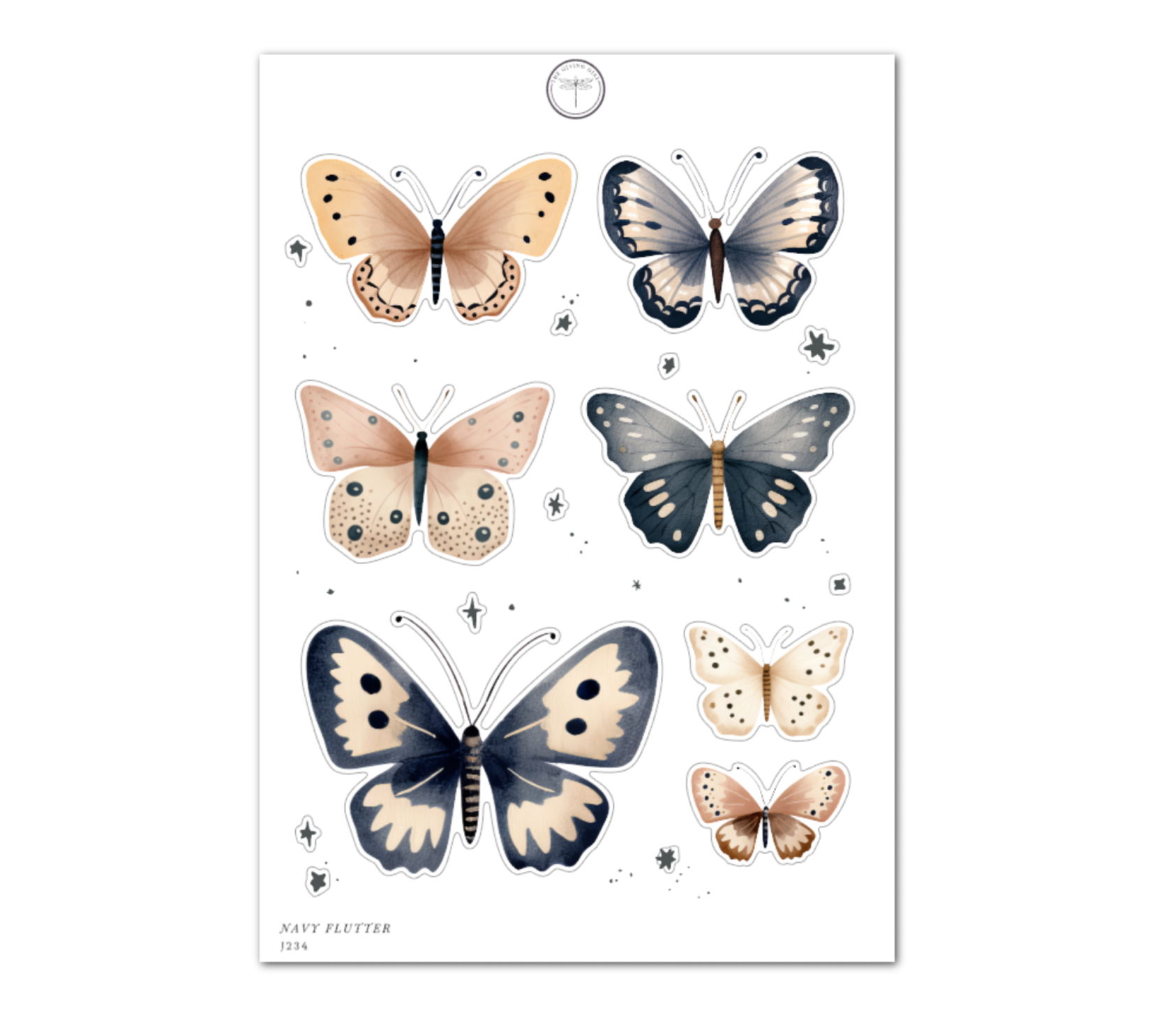 Navy Flutter – The Giving Girl