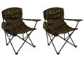 Set of  Two Big Boy Quad Chair With Arms in Bottomland Camo