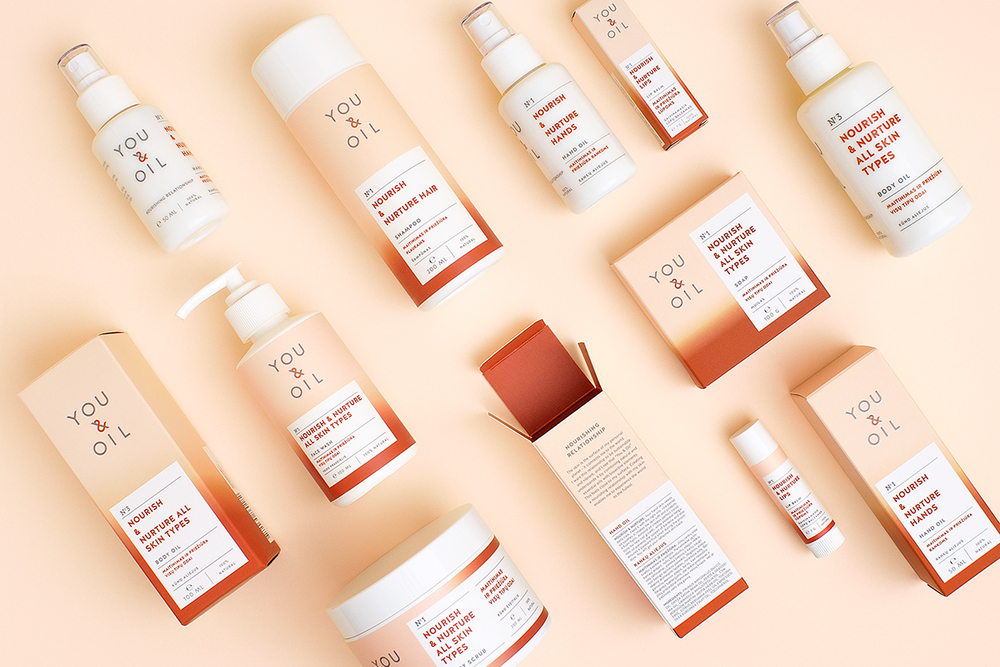 YOU & OIL Natural Cosmetics | Dieline - Design, Branding