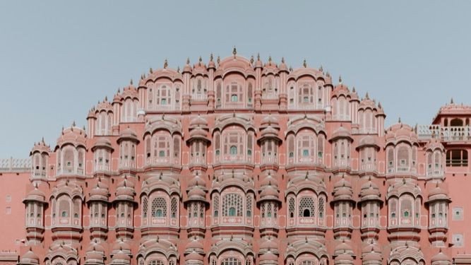 The Pink City, India