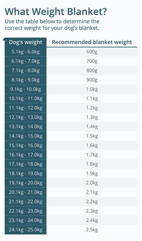 Choose the correct weight for a medium dog