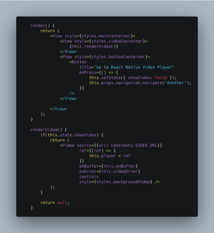 Putting it all together with the react navigation trick