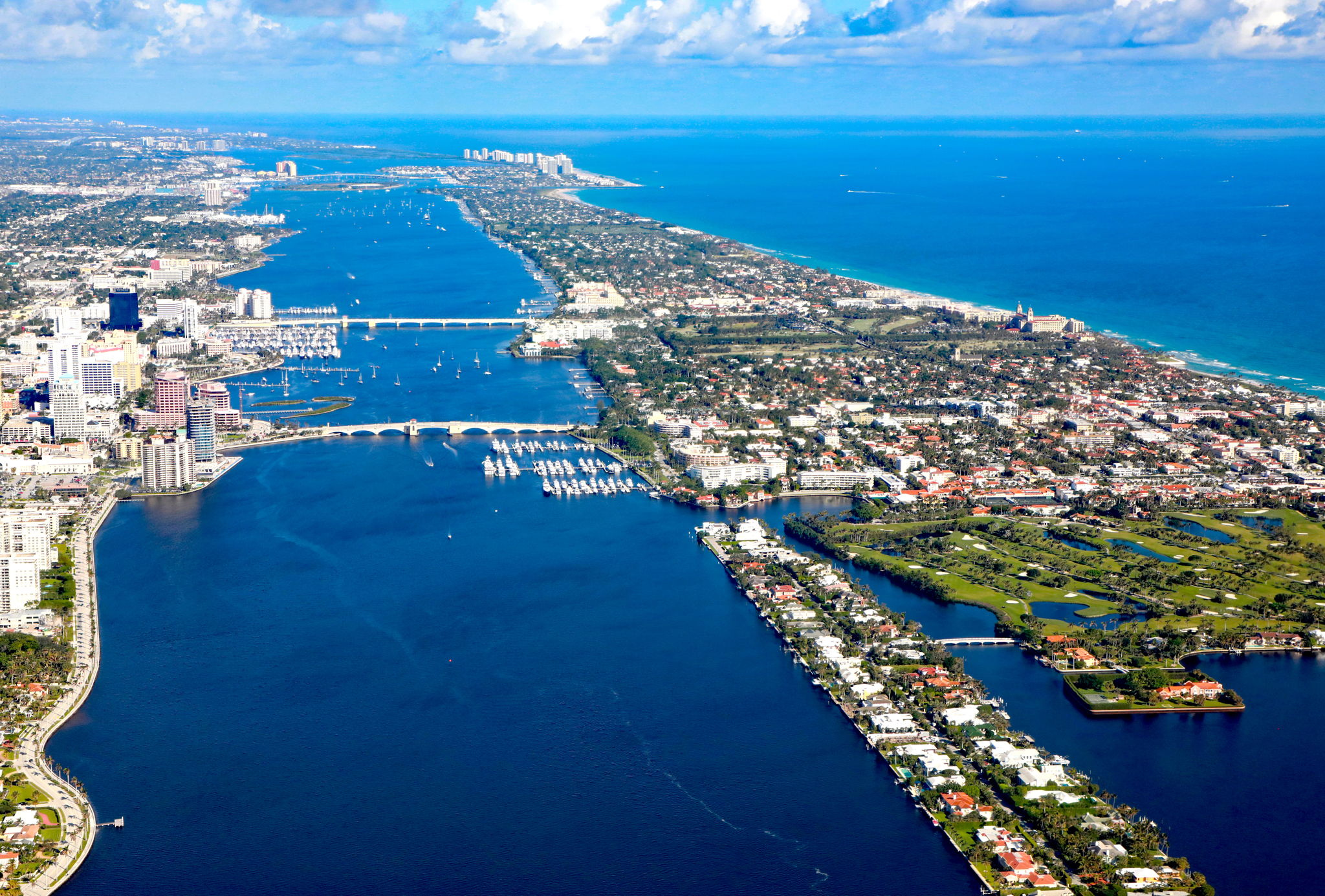 skyview of WEST PALM BEACH