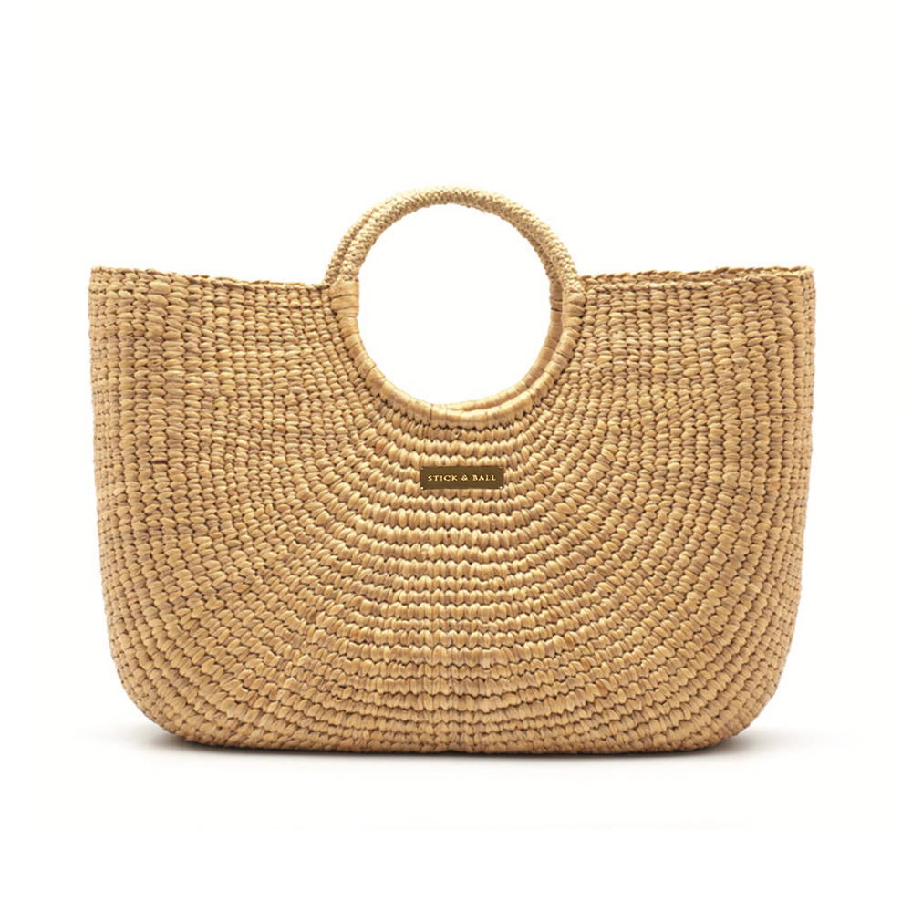 Woven Sophie Tote Stick & Ball