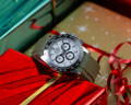 Rolex daytona watch on khaki rubber strap - ZEALANDE FOR YOUR CHRISTMAS GIFTS