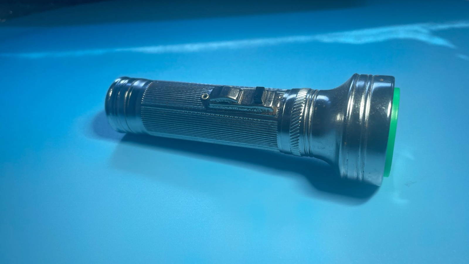 a vintage Incandescent flashlight