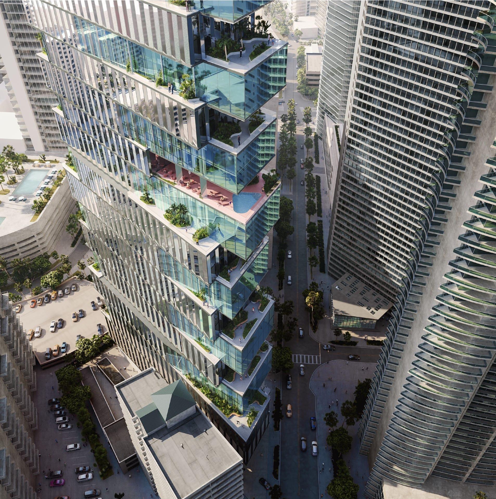 featured image for story, Developer proposes 23-story mixed-use tower, Babylon Racquet Club, near Miami’s
Brickell Bay Drive, featuring condos, hotel, office space, restaurant, and
courts.