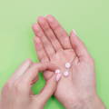 melt-in-your-mouth vitamins in hand