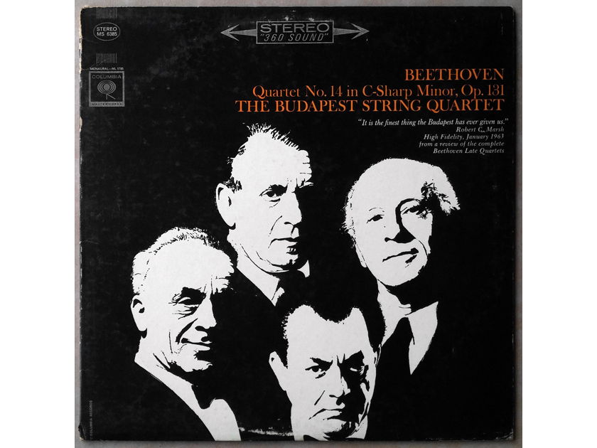 Columbia 2-eye | BUDAPEST STRING QUARTET / - BEETHOVEN String Quartet No. 14 Op. 131