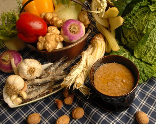 Cooking classes Chef-Lieu: Learn how to cook bagna cauda the old-fashioned way