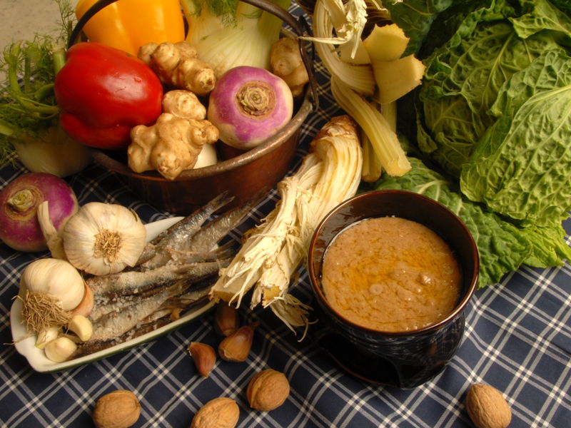 Cooking classes Lassolaz: Learn how to cook bagna cauda the old-fashioned way