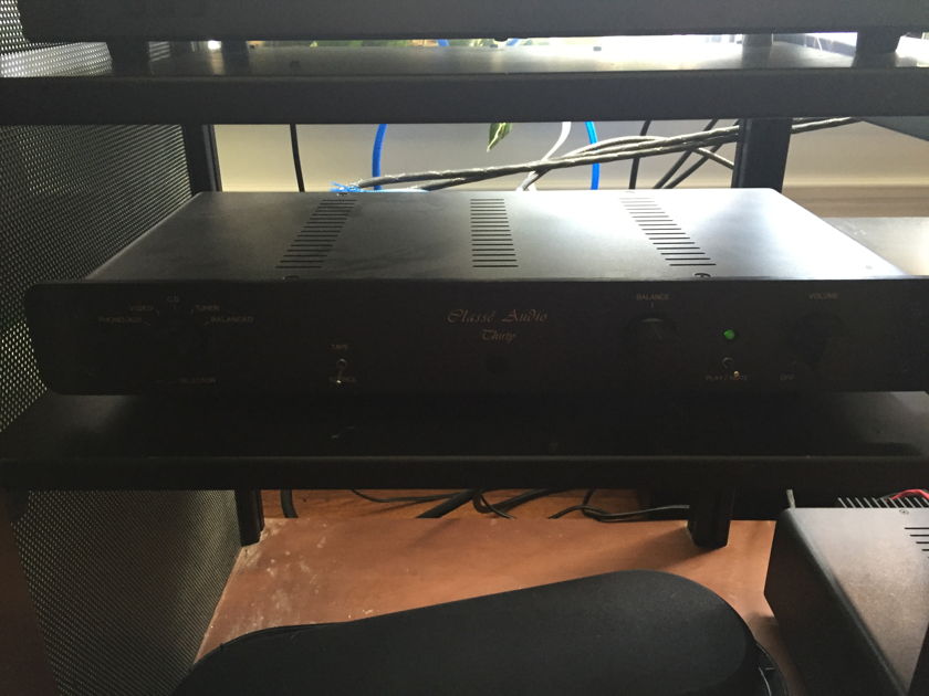 Classe Model Thirty Preamplifier black with phono
