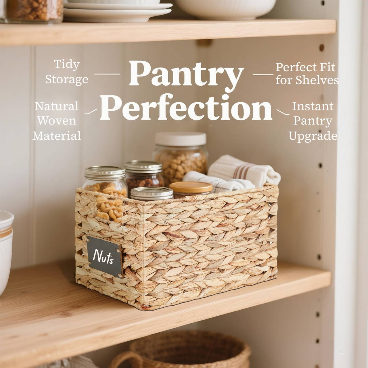 Storage basket for everyday use