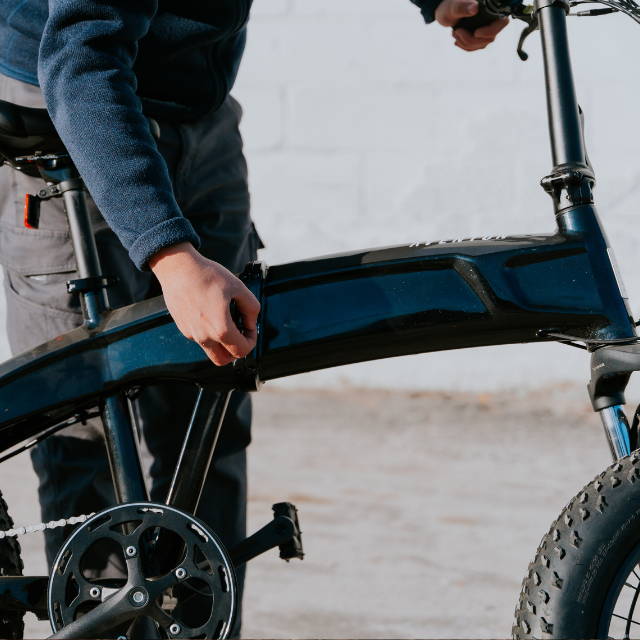 a folding electric bike