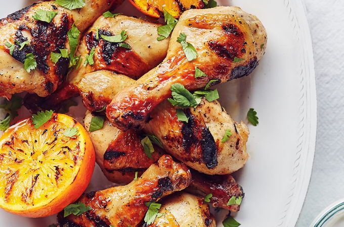 Pilons de poulet à l’orange et à la bière