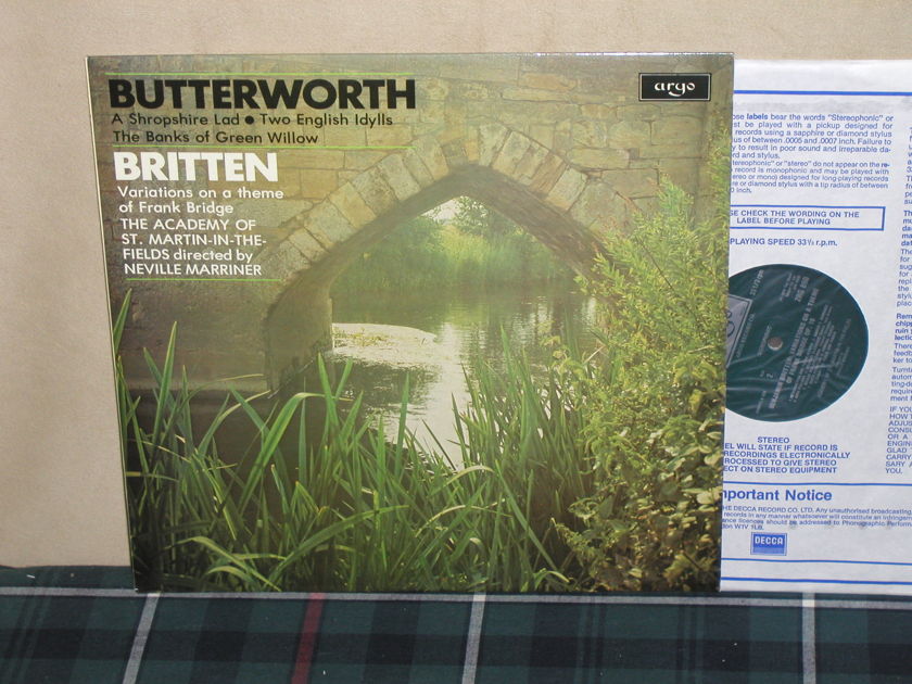 Marriner/AoStMitF - Butterworth/Britten UK Argo/Decca ZRG-850