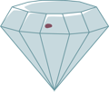 diamond imperfection chart: cavity or pit