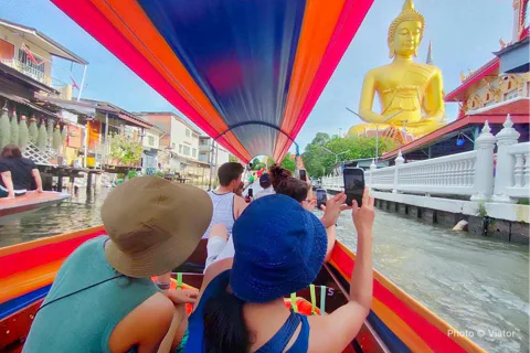 2-Hour Canal Tour Longtail Boat Ride