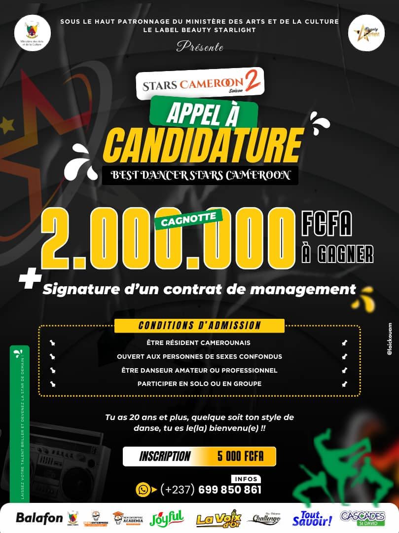 BEST DANCER STARS CAMEROON 🇨🇲