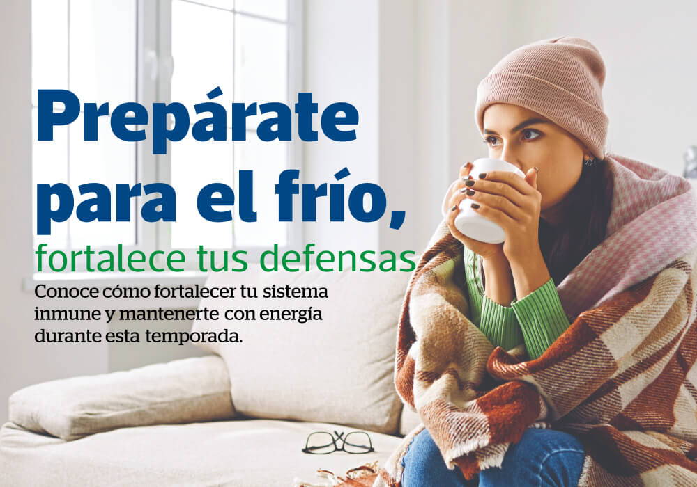 prepárate poara el frío, fortalece tus defensas