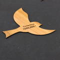 Lasercut wooden bird plaque for donor wall 