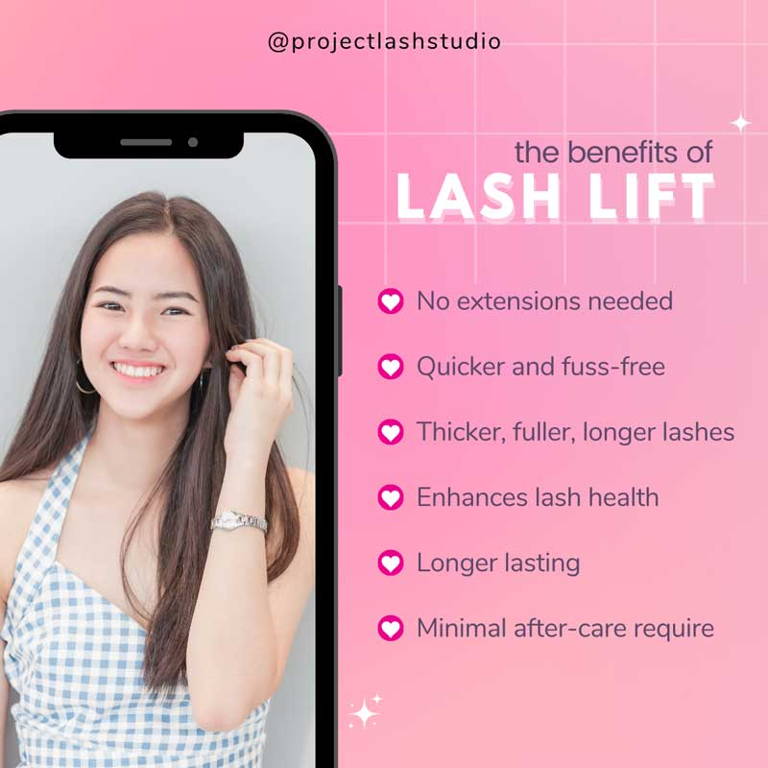 benefits of lash lift project lash studio
