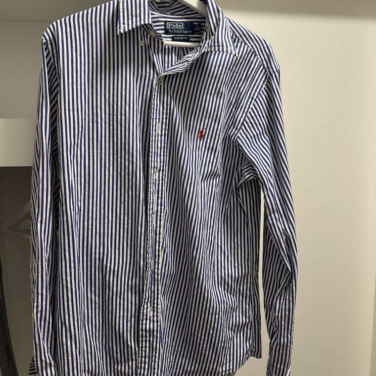 Polo by Ralph Lauren Hemd, blau weiß gestreift