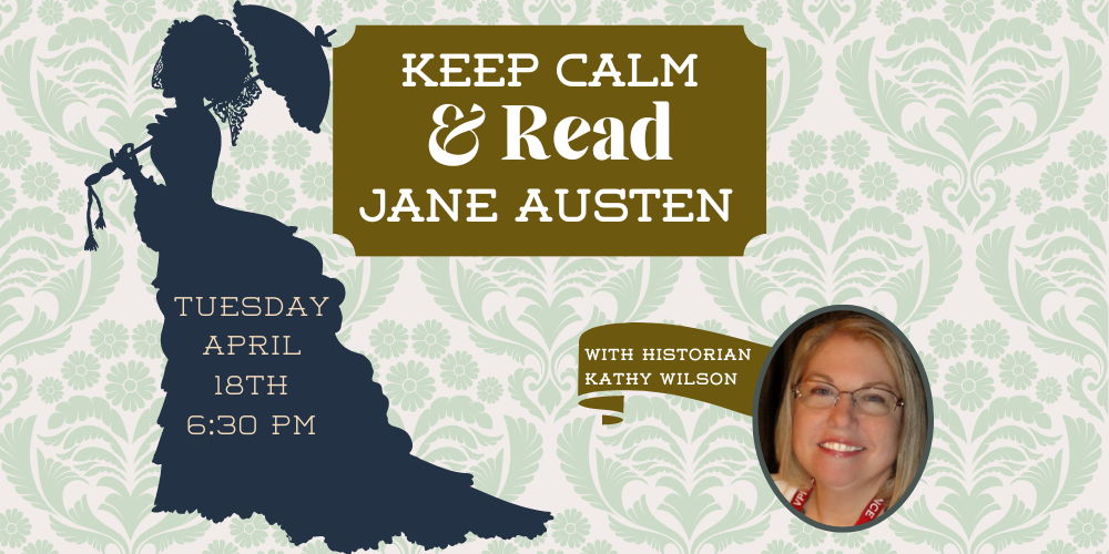 Keep Calm & Read Jane Austen promotional image