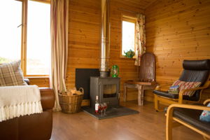 Romantic log cabin Cardiff