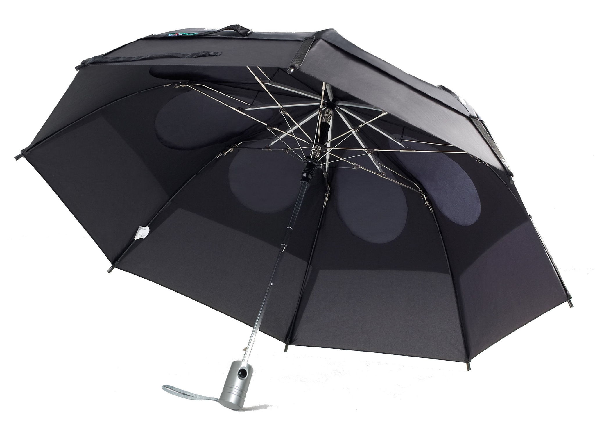 Davek Solo Umbrella vs GustBuster Metro 43Inch Automatic Umbrella Slant