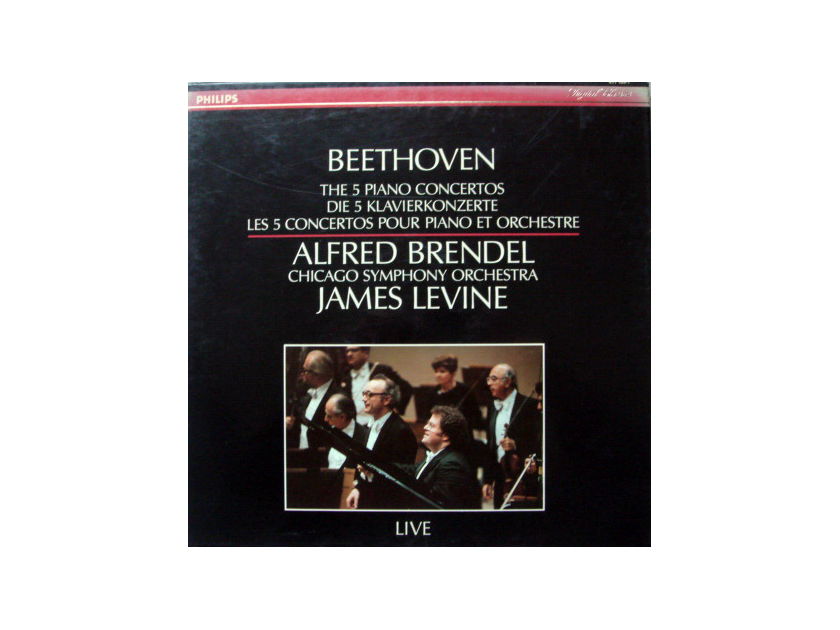 Philips Digital / BRENDEL-LEVINE,  - Beethoven Complete Piano Concertos, MINT, 4LP Box Set!