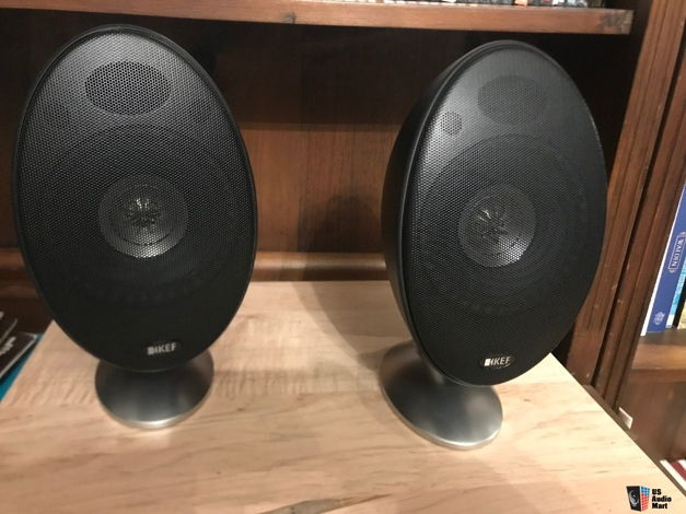 KEF E301 Black Speakers - Wall Mount or Desktop