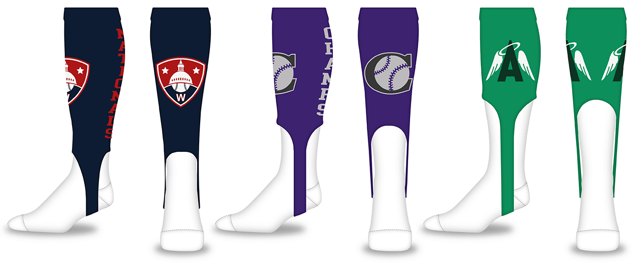 Custom Baseball Stirrups Socks