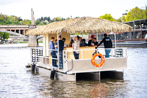 Tiki Boat: The Floating Bar
