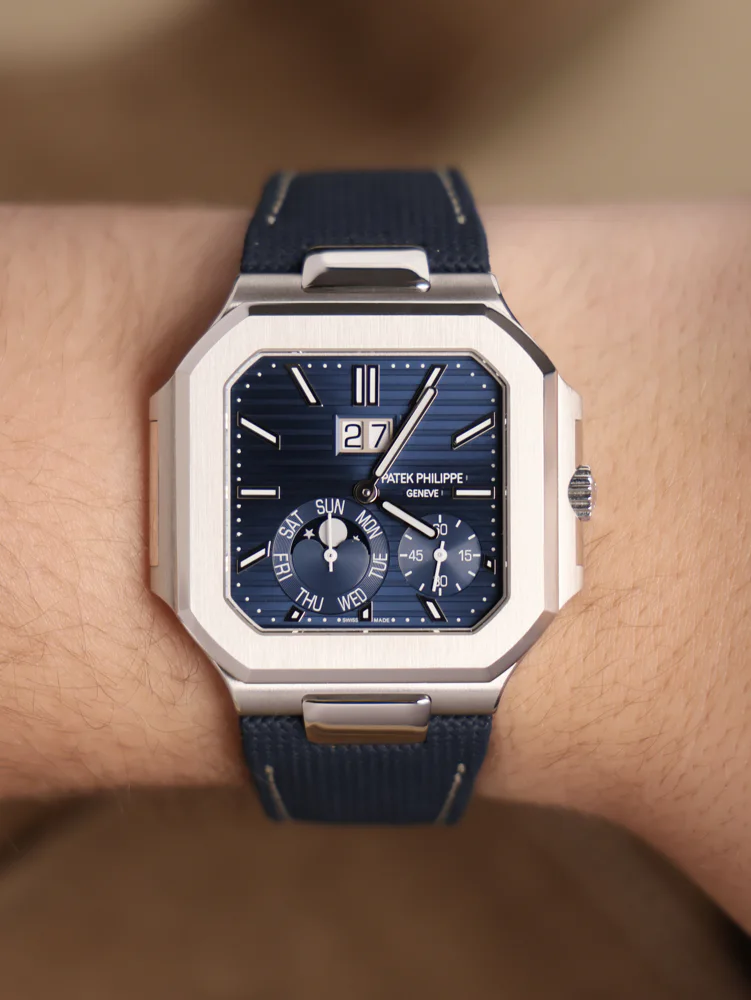 Patek Philippe Cubitus Platinum Blue Dial