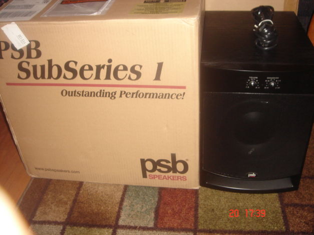 PSB Sub 1 PSB-Sub Series 1-subwoofer Black
