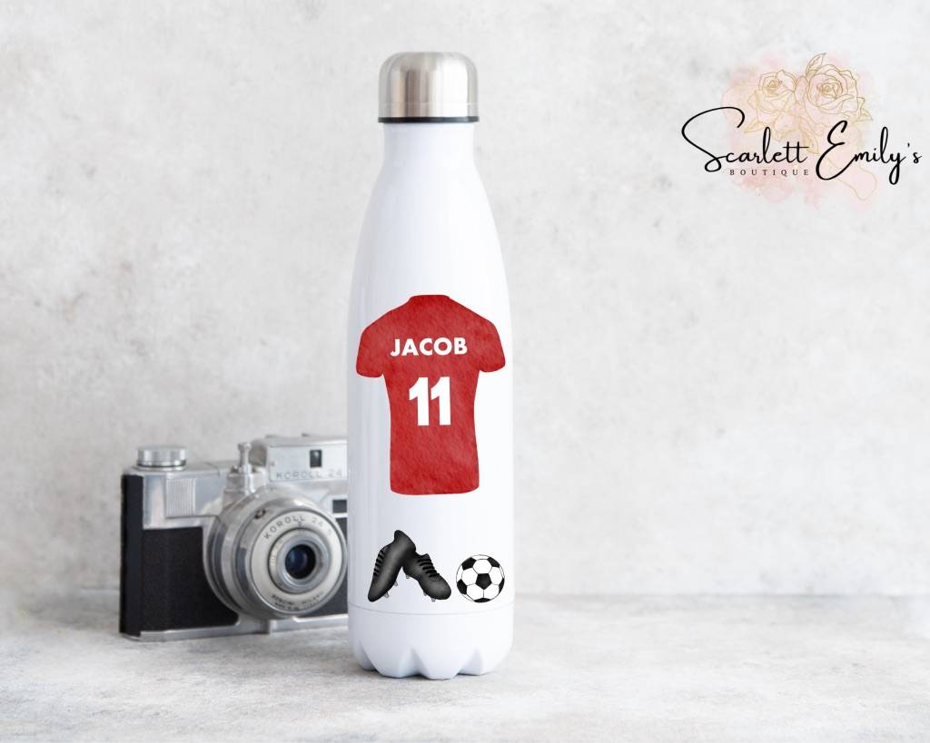 Football Shirt Screw Top Water Bottle