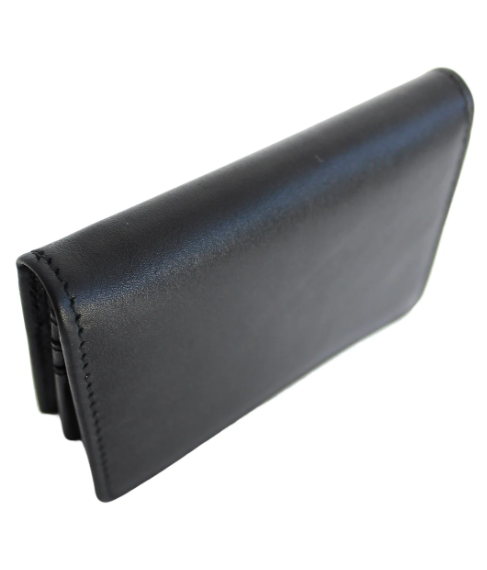 Quality Full Grain Cow Hide Leather Wallet / Card Holder. Black. Style No: 11014 - Image 9