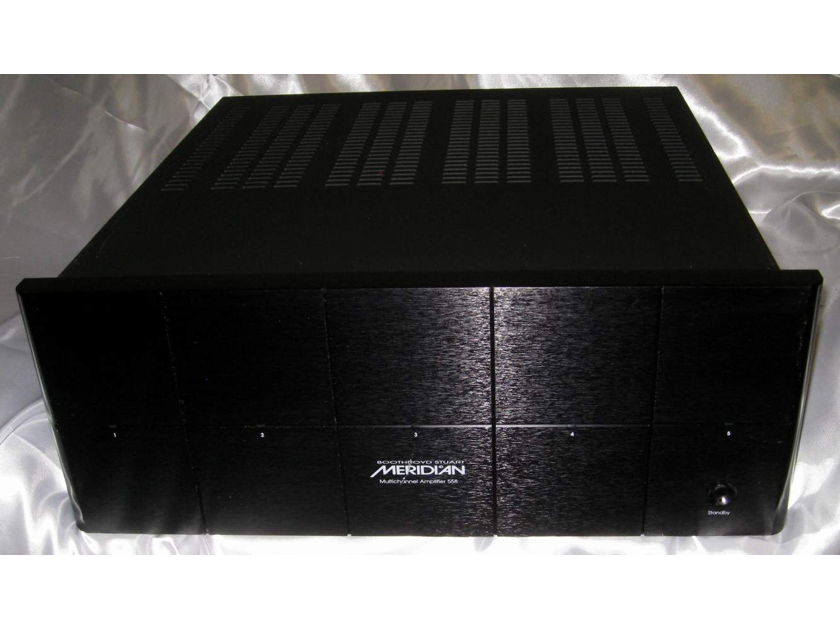 Meridian 558  5 channel power amplifier 200 wpc x 5 @ 8 ohms