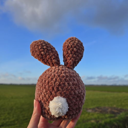LoveHugBunny - English - Crochet pattern (PDF download) - In love Valentine's bunny heart amigurumi easy Valentines Day gift buttocks booty