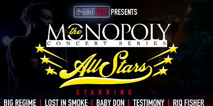 G-Man Live presents The Monopoly Concert Series All Stars at Elevation 27 promotional image