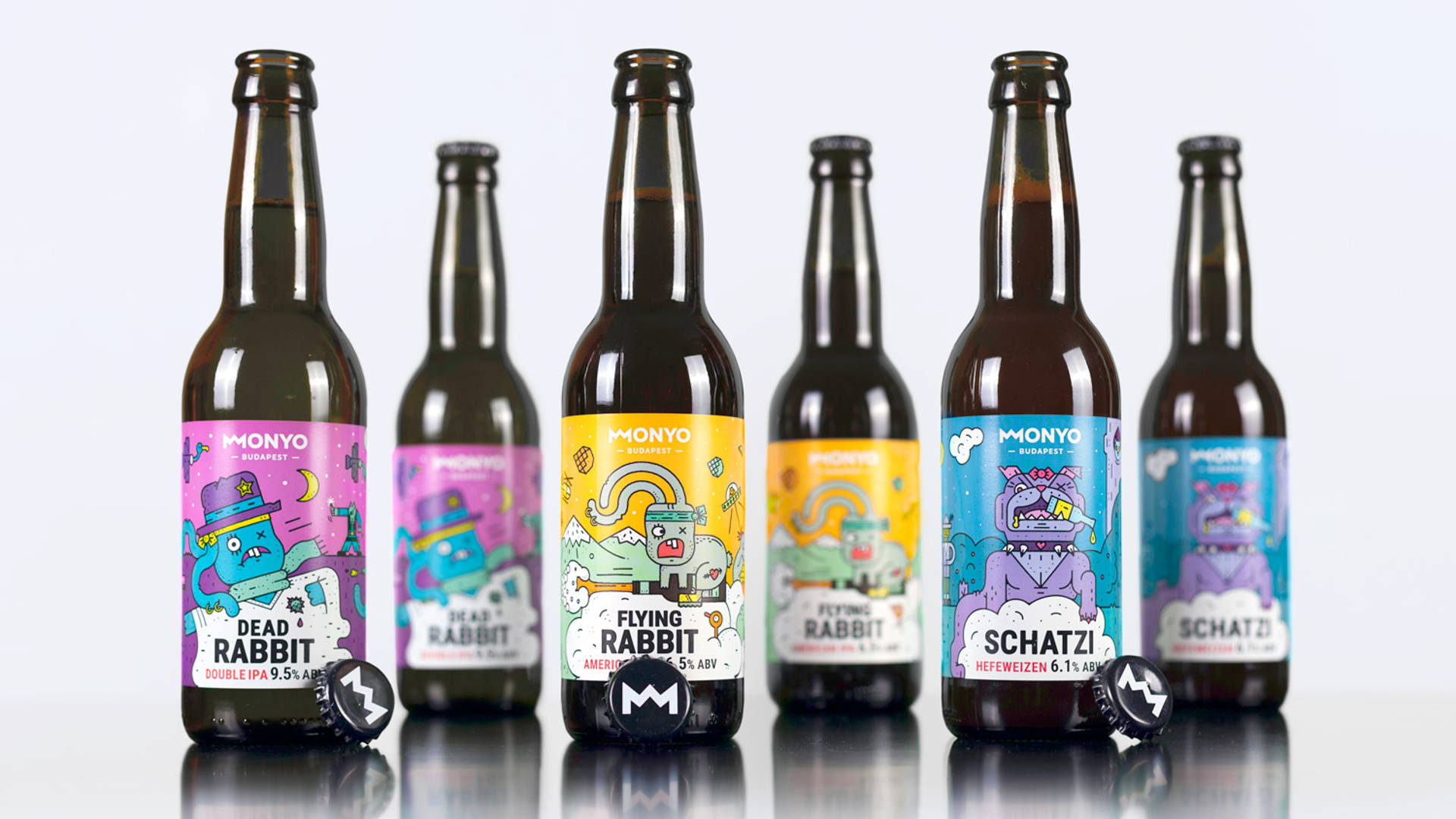 Featured image for Monyo Brewing Crafts A Series of Playful New Labels 