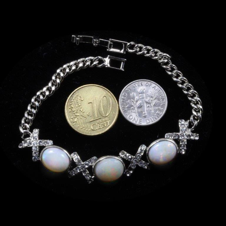 6401 Crystal Opal Bracelet - Image 2