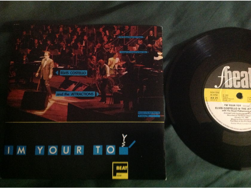 Elvis Costello And The Attractions - I'm Your Toy F Beat UK 3 Track EP NM