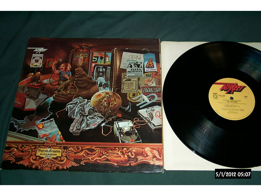 Zappa-Mothers - Over-Nite Sensation cd-4 quadradisc vinyl Lp NM