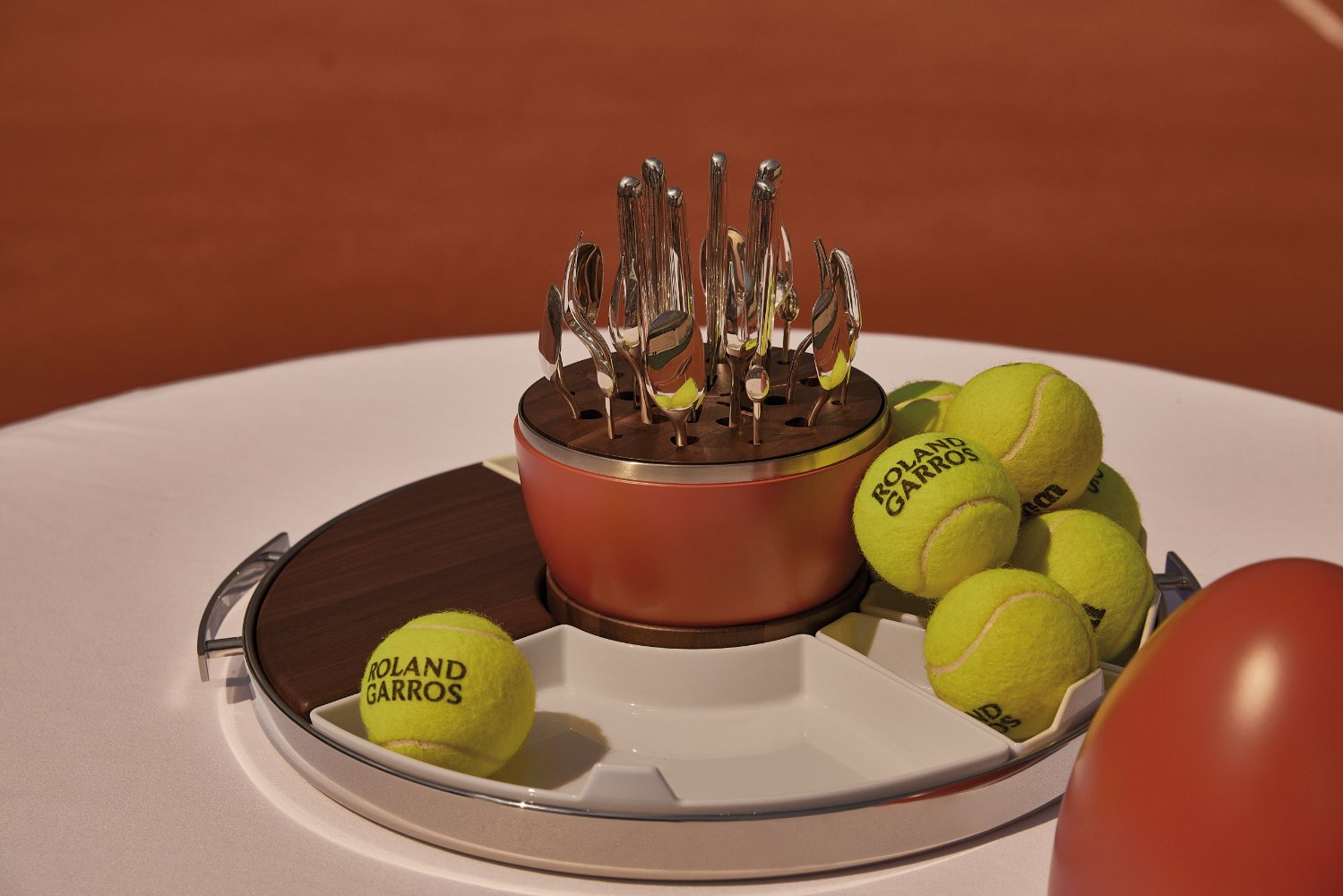 Tennis and Cutlery Join Forces in Christofle’s Witty Collaboration with the French Open